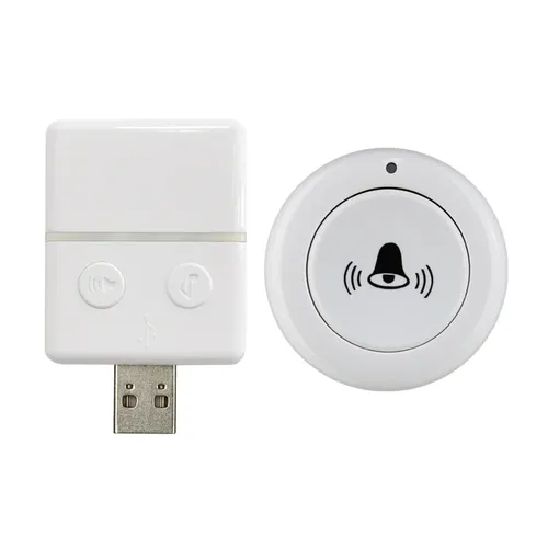 USB Smart Home Türklingel 433MHz intelligente Türklingel starkes Signal drahtlose Notfall Türklingel Ein-Schlüssel-Alarm Fernbedienung