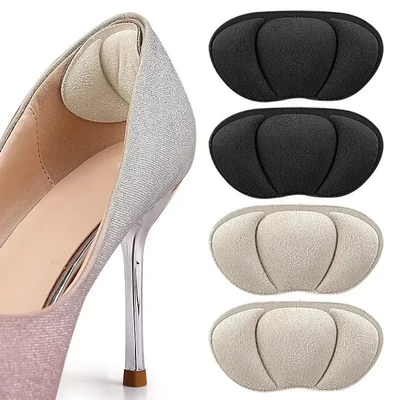 Einstellbare Größe Sneakers Fersenaufkleber Anti-Rutsch-Einlegesohlen High Heels Fersenschutzpolster Schmerzlinderung Fußpflegeeinlagen Image