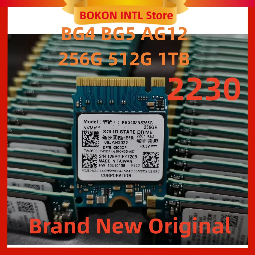 Original BG4 128G BG5 AG12 256G 512G 1TB SSD 2230 PCIe 3,0x4 Gen 4X4 NVMe M.2 Für KIOXIA SteamDeck Oberfläche Image