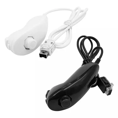 Für wii wii u nunchuk Game controller Remote Gaming Gamepad Joystick Zubehör Image