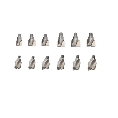 10mm Schaft Reinigung Bottom Bit Router Bit Türschloss Schlitzen Fräser Schraube Gewinde Router Bits Holzbearbeitung Werkzeug