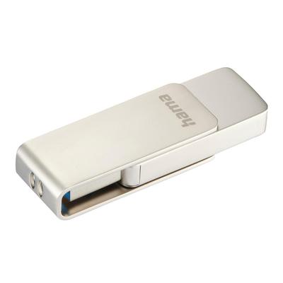 HAMA USB-Stick "Rotate Pro, USB 3.0", silber (silberfarben), 128 GB, USB-Sticks Image