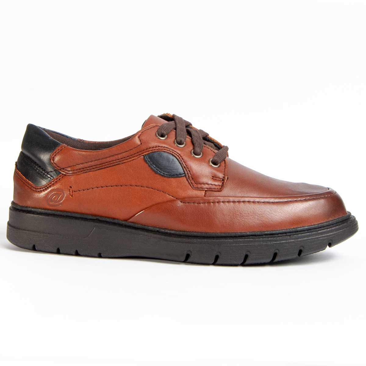 Purapiel Oxford-Schuh Confore Braun 44