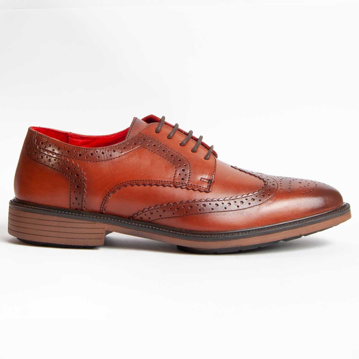 Purapiel Oxford-Schuh Cabale Braun 44