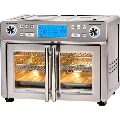 Emeril Lagasse Dual Zone 360 Air Fryer Oven Combo with French Door, 25 QT Extra Large, Cook Two