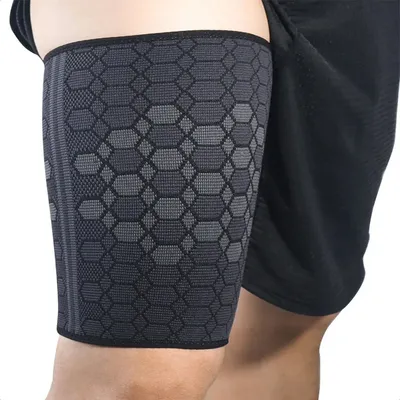 Cross-border High-elastic Knitted Nylon Sports Thigh Protector Cycling Basketball Football