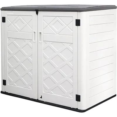 Garden Shed Storage House 38 Cu.ft Outdoor Storage Box Waterproof for Garden Tools Customized