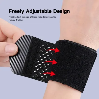 Adjustable Soft Wristbands Wrist Support Bracers Gym Sports Wristband Carpal Protector Breathable