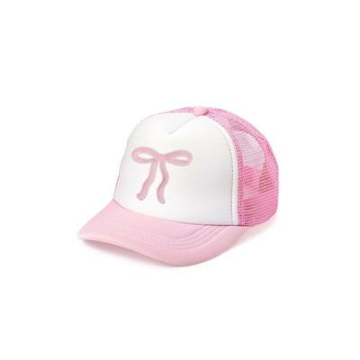 Sweet Wink Girls' Coquette Bow Patch Trucker Hat - Little Kid, Big Kid - Pink