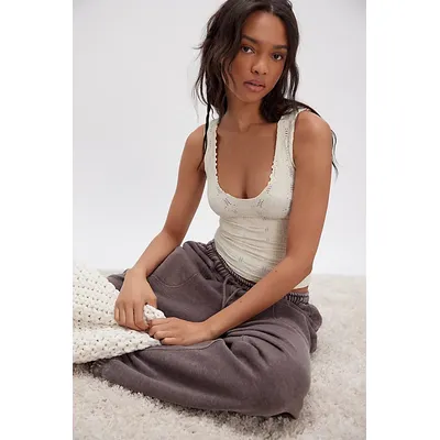 Good Find Seamless Tank Top by Intimately at Free People in Ivory, Size: XS/S