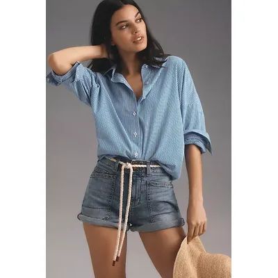 The Wanderer Denim Shorts by Pilcro