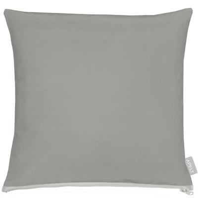 Dekokissen APELT "3800", grau (grau, unifarben), B:39cm H:5cm L:39cm, Polyester, Baumwolle, Dekokissen_Sitzkissen_Kissenhüllen Image