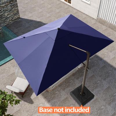 Pellebant 10x12.5 FT Patio Cantilever Umbrella Offset Umbrella with No Base