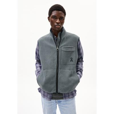 AABLEO FLEECE VEST - Männer Regular Fit Jacke - grau (Größe: L)