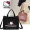 Hello Kitty Women Canvas Bags Shoulder Bag Fashion Tote Bags Girl Cartoon Printed Tote Bag Large