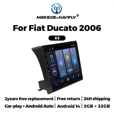 Neue Carplay Android Auto Autoradio für Fiat Ducate IP-Bildschirm Android 14 Auto Multimedia-Player GPS Stereo Head Unit BT intelligente systeme für autos carplay carplay für auto autoradio android