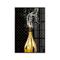 La Casa »Explosive Champagne« Glasbild 60x90 cm Rahmen schwarz