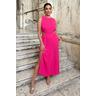 AX Paris Womens Hot Pink Cut Out Midi Dress - Size 8 UK | AX Paris Sale | Discount Designer Brands