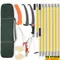 Pole Saws Tree Trimming 7.3-27 ft Extendable Tree Trimmers Long Handle Pruner Sharp Steel Blade and