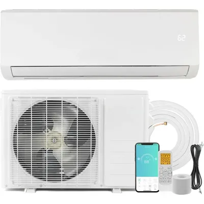 18000 BTU 230V 19 SEER Efficient Ductless Mini Split Inverter Plus System with Heat Pump and