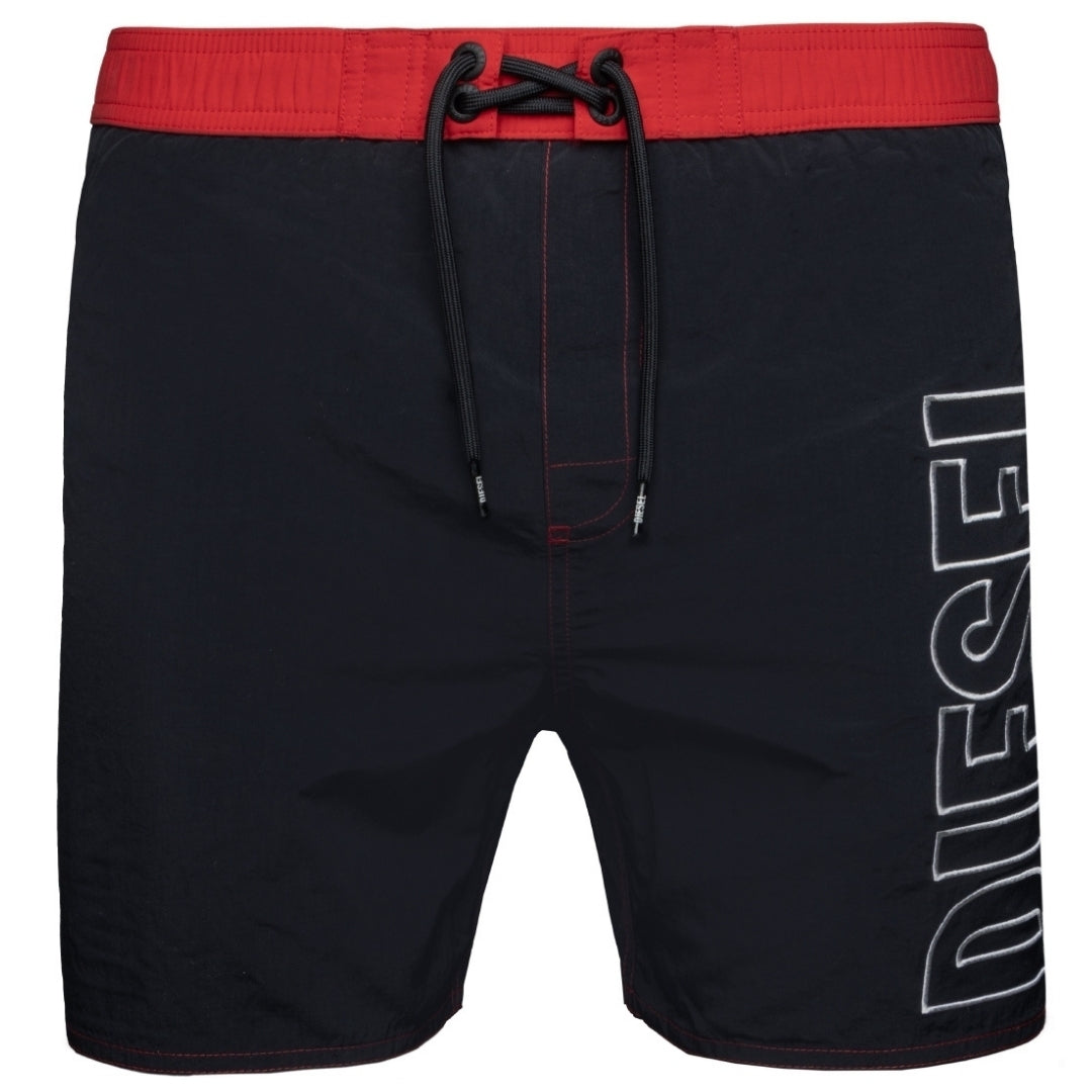 Diesel BMBX-WAVE 2.017 Schwarze Badeshorts Image