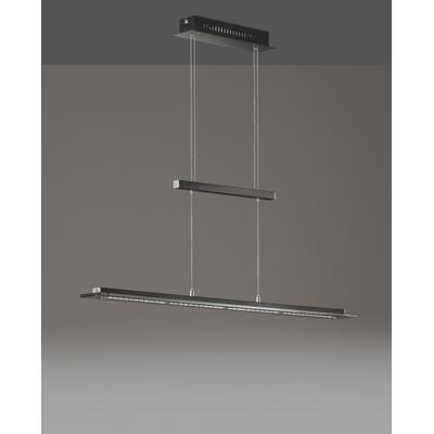 LED Pendelleuchte FISCHER & HONSEL "Tenso", schwarz, LampenB:9cm L:135cm, LED Pendelleuchte, LED Pendellampe, B:9cm L:13