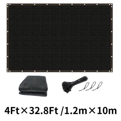 TEMU 1pc Dellna Privacy Screen Fence, Heavy-duty Shade Cloth Cover, Uv Protection, Windproof Mesh, With Grommets And Fasteners, For Outdoor Wall, Garden, Patio, Swimming Pool, Deck Image