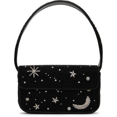 Tommy Beaded Bag - Black - Staud Shoulder Bags