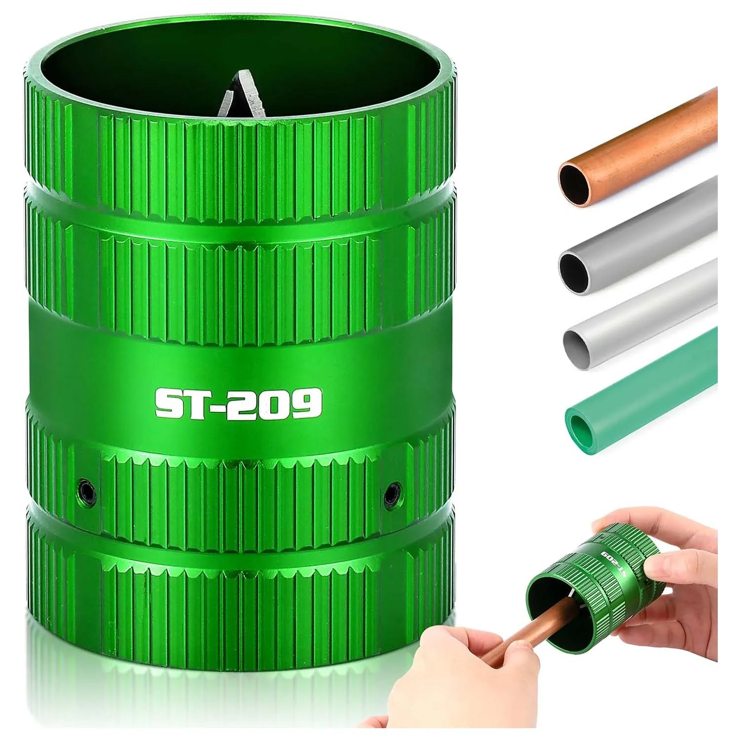 1 Stück Rohrreibahle-Werkzeug, Entgratungswerkzeug für Kupfer-PVC-Rohrreiniger, Schläuche und Rohrreibahle