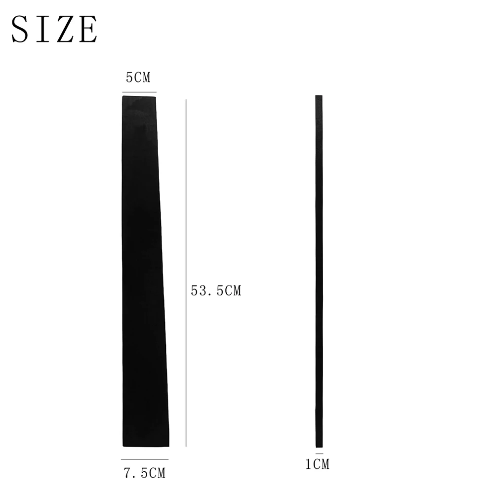 Gitarre Ebenholz Schwarz Griffbrett Hohe Härte Griffbrett Geeignet Für Gitarre Saiten Instrumente Gitarre Zubehör Image