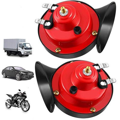 Generation Loud Train Horns For Cars, 12V Waterproof Air Horns Replacement Kit, Car Air Electric Snail Double Horn, Automotive Accessories Universal for Car, Motorcycle, Truck, Bike, Boat