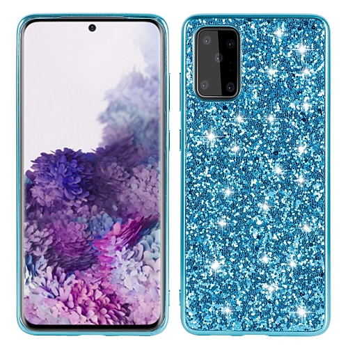 Handy Hülle Handyhüllen Für Samsung Galaxy S25 S24 S23 S22 S21 FE S21 Ultra Plus A34 S20 A32 A52 Rückseite Glitzer Glanz Glitzernd TPU Image