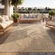 Paco Home - Alfombra De Exterior Resistente a La Intemperie Balcón Salón Diseño Boho Beige 80x150 cm
