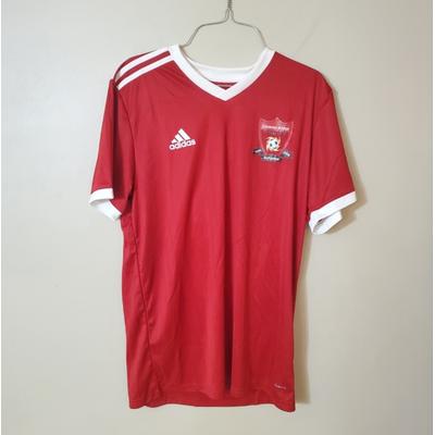 Adidas Shirts | Adidas Soccer Jersey Red/White Mens Size Medium Covered Bridge Euharlee #2142 | Color: Red | Size: M