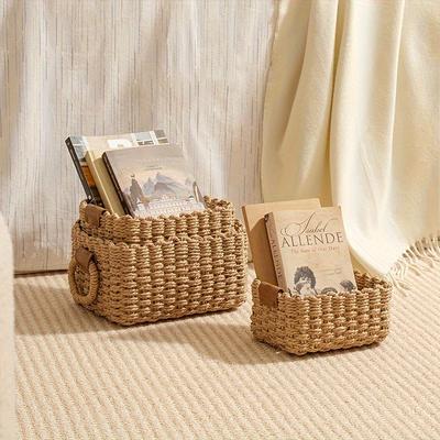 TEMU Set Of 3 Storage Organizer Bins - For Shelves, Cupboards & Organization, No Needed Image