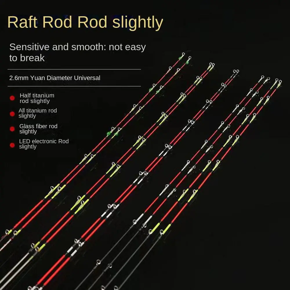 Fiberglas/Carbon Halbtitan Angelrutenspitze Halb/Alle Titanlegierung Einziehbare Kohlefaser Spinning Tragbar Image