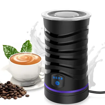 BRIEFNESS Electric milk frother Automatic shut-off coffee frother Hot and cold milk frother Milk warmer 600ml