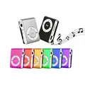 Mini MP3 Scheda TF portatile Slot per scheda SD Clip in metallo Lettore musicale digitale USB Walkman leggero per lo sport Corsa in città