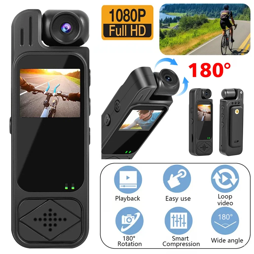HD1080P Mini Kamera Sport Kamera Tragbare Kleine Digitale Video Recorder Polizei BodyCam Infrarot Nachtsicht Miniatur Camcorder Image