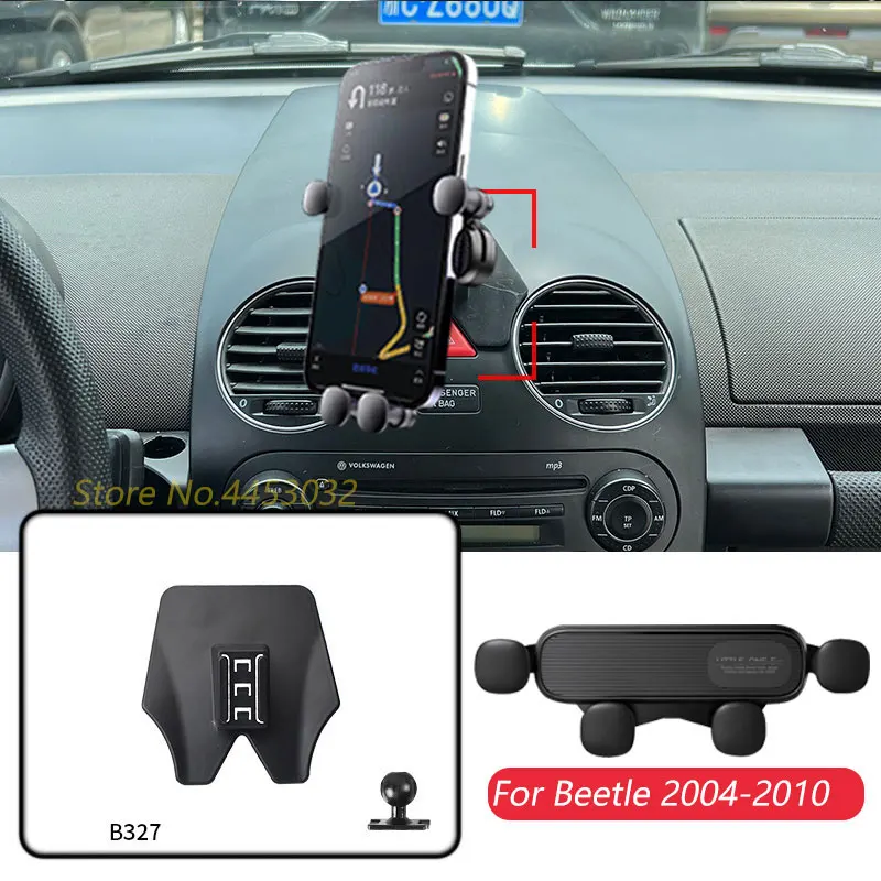 Für Volkswagen Beetle 2004-2010 Auto Handy Halter Air Vent GPS Schwerkraft Navigation Halterung Horizontally Zubehör Image