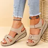 Sommer Frauen Schuhe Sandalen Offene spitze Wanderschuhe Weiche Damen Schuhe Keil Frauen Schuh Party