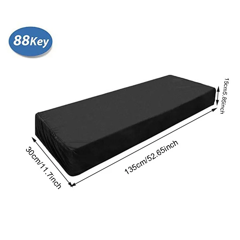 Elektronische Klavier abdeckung staub dichte wasserdichte Tastatur abdeckung langlebig faltbar leicht zu reinigen Klaviers chutz hüllen 61/88key 2024 Image