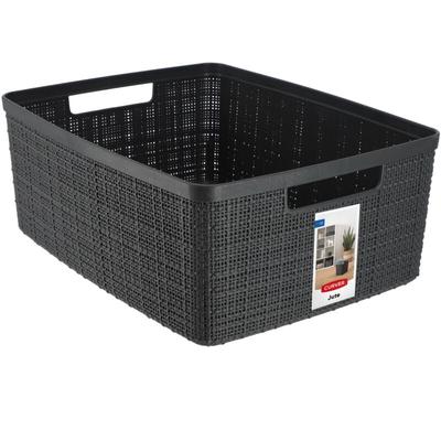 12L Curver Jute-Aufbewahrungsbehälter, Anthrazit Image