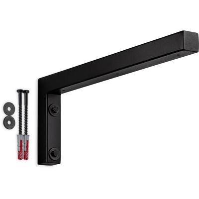 Sotech Wandkonsole Regalkonsole Waschtischkonsole in L-Form 400 x 150 x 30 mm, schwarz matt Image