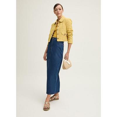 Varley Yellow Tweed Jacket Buttercup, Buttercup