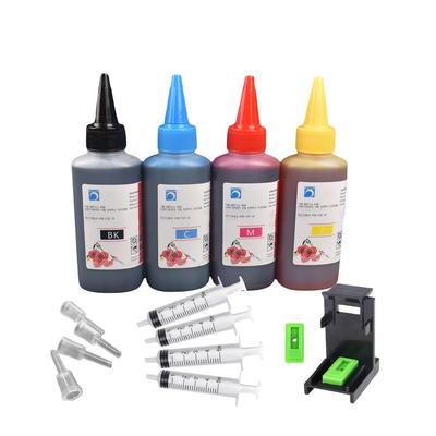 TEMU Printer Ink For 304 Xl Ink Cartridge 301xl 301 300 302 303 Xr 901 350 351 650 Hp62 65 61 680 63 305 67 Refill Ink Kit 100ml Each Bottle