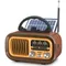 Altoparlante Bluetooth multifunzione Radio retrò FM AM SW Radio portatili Pannelli solari Radio
