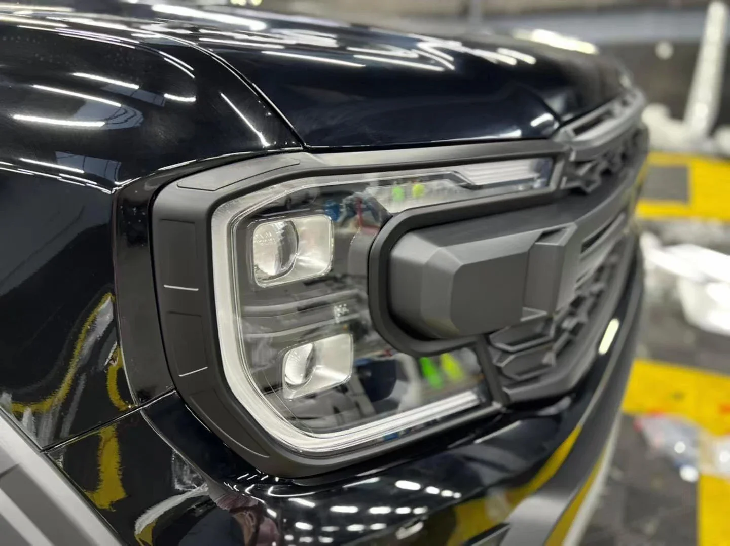 1 Satz Scheinwerfer abdeckung Scheinwerfers chutz für Ford Ranger Wildtrak Sport xlt Kofferraum zubehör 4x4 Image