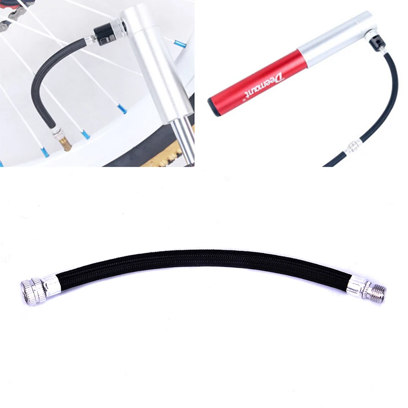 1pc Fahrrad pumpe Verlängerung schlauch Rohr Rohrs chnur Fahrrad pumpen Service teile Image