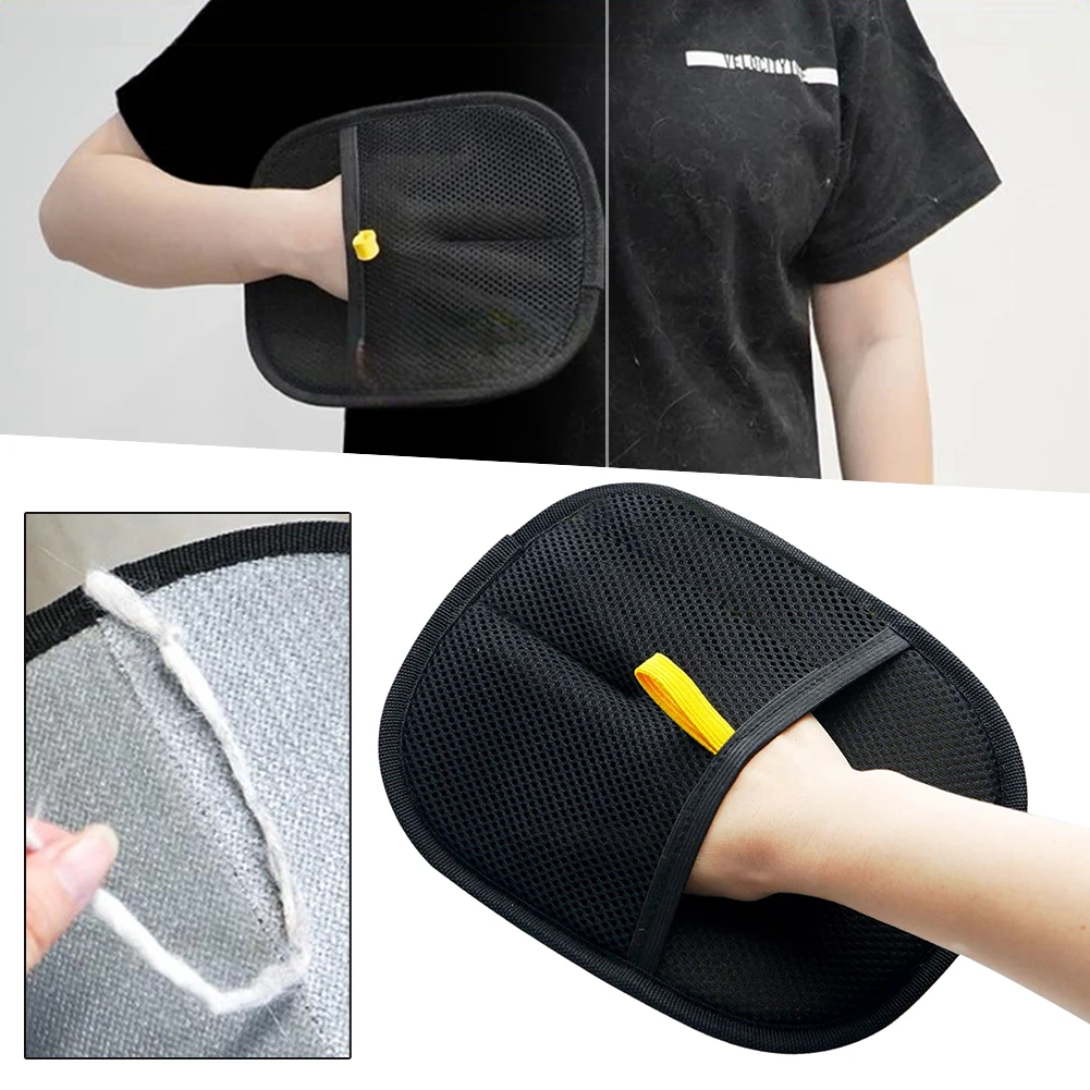 Haustierpflege-Handschuhe, statische Entstaubungsbürste, Haustierhaarentferner-Bürste, Entfernung von Hunde- und Katzenhaaren von Sofa, Teppich, Kleidung, Haustierbedarf Image